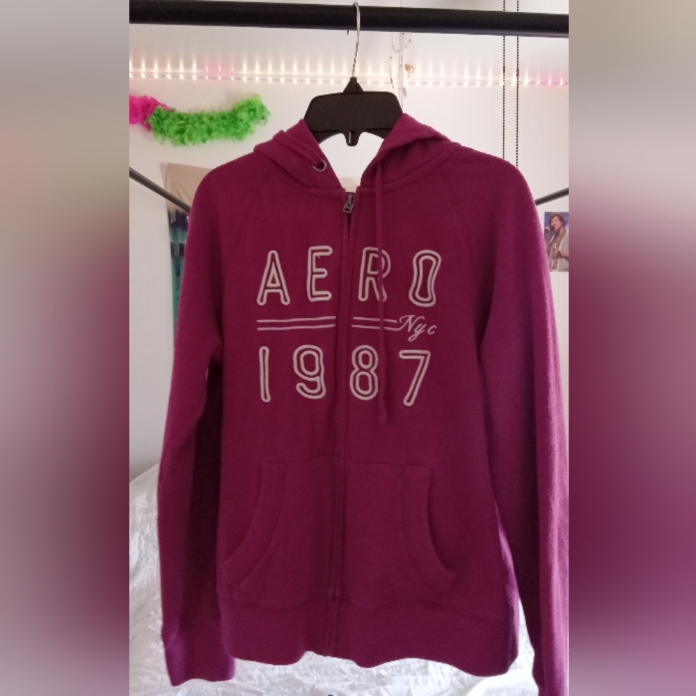 Aero 1987 zip up+fit and flare sweats